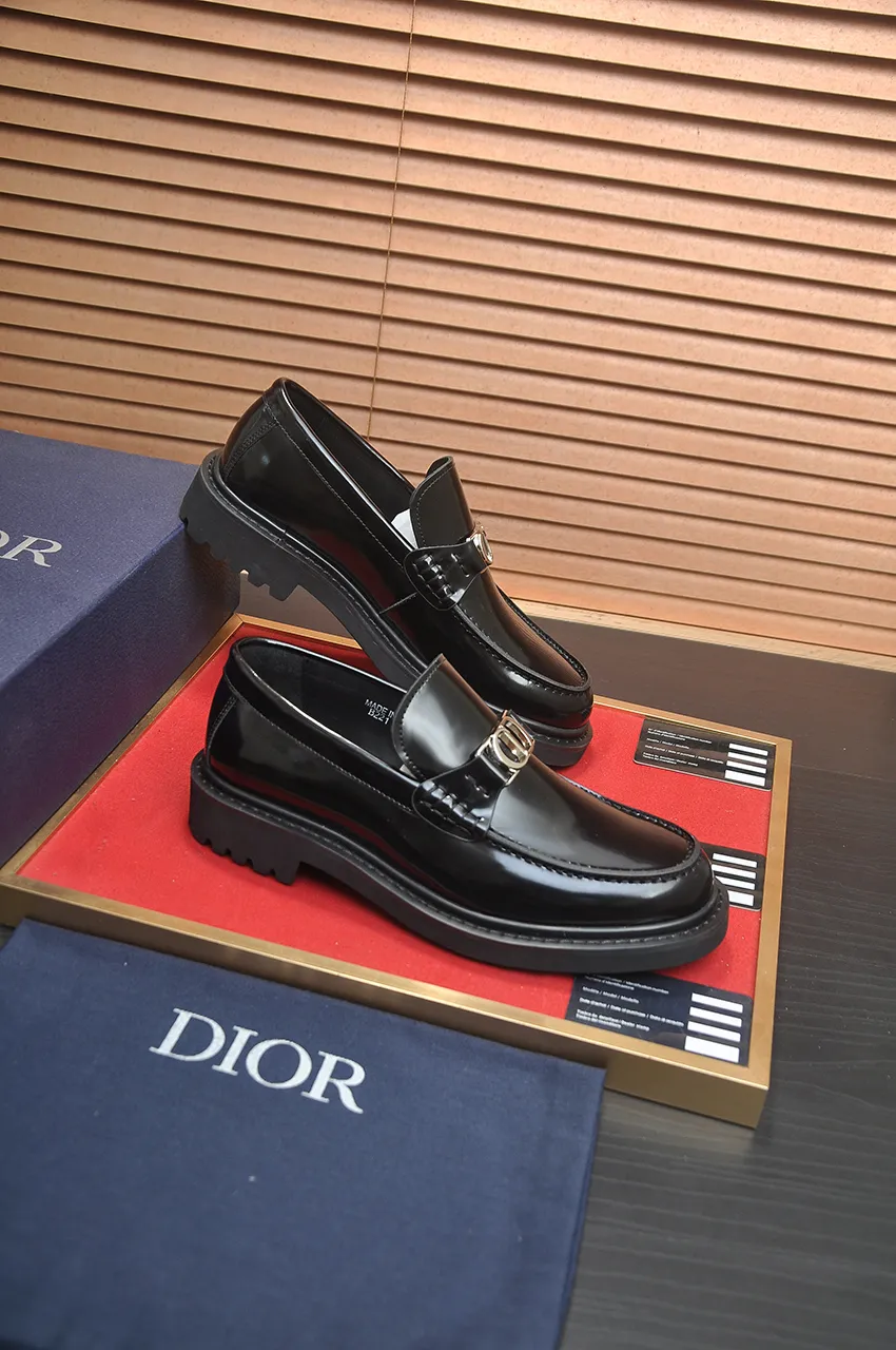 Men's shoes 💰680💶[Dior] (water-dyed cowhide lining) Dior original 1:1 high-quality factory, imported original materials, imported raw cowhide, water-dyed cowhide lining, original TPU outsole, code number: 39-44 (38.45 custom-made)